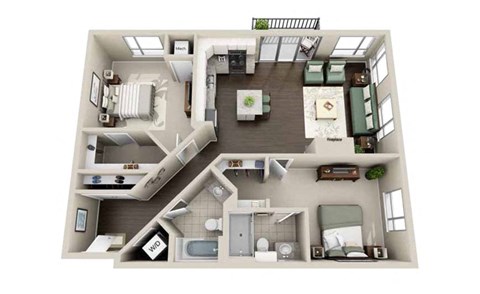 71 France Edina MN 2 Bedroom 2 Bath